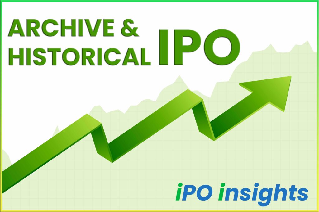 archive and historical ipo