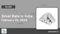 Today's Silver Rate in India – February 20, 2025