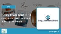 Silky Overseas IPO – Date, Price, GMP, Lot Size & Subscription Details