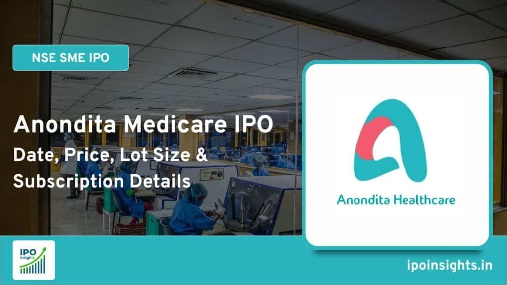  Anondita Medicare IPO – Date, Price, Lot Size, Subscription Details