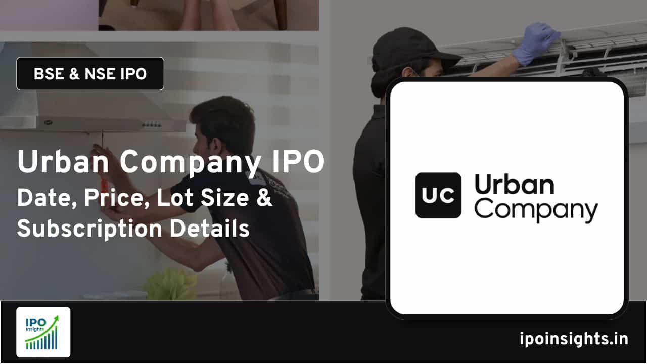 Urban Company IPO Date, Price, Lot Size, Subscription Details