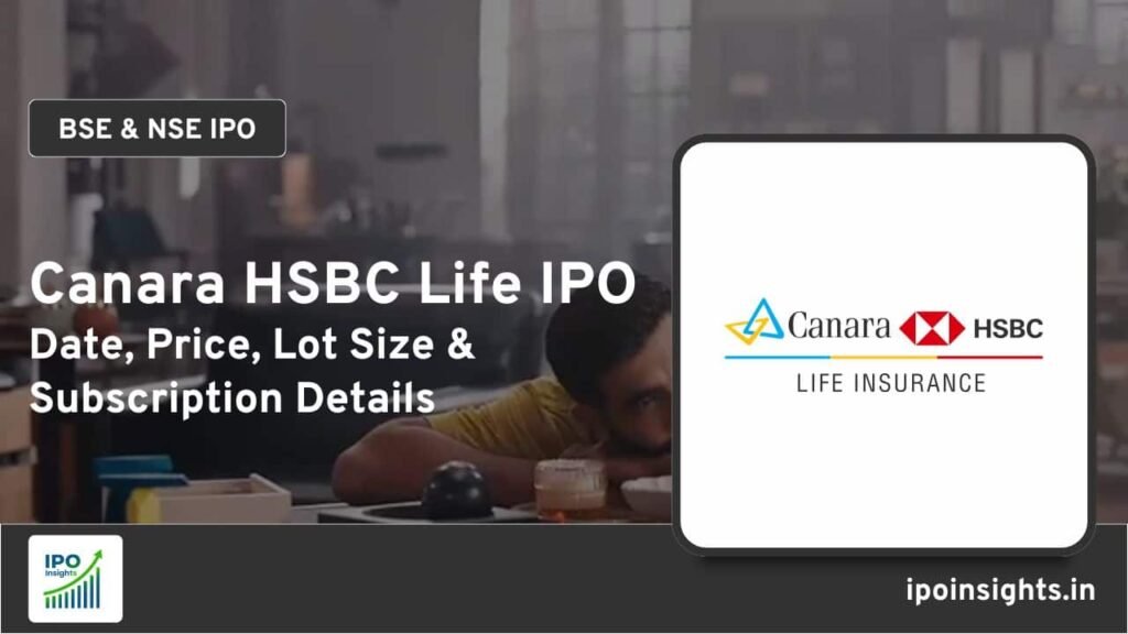 Canara HSBC Life IPO Date, Price, Lot Size, Subscription Details
