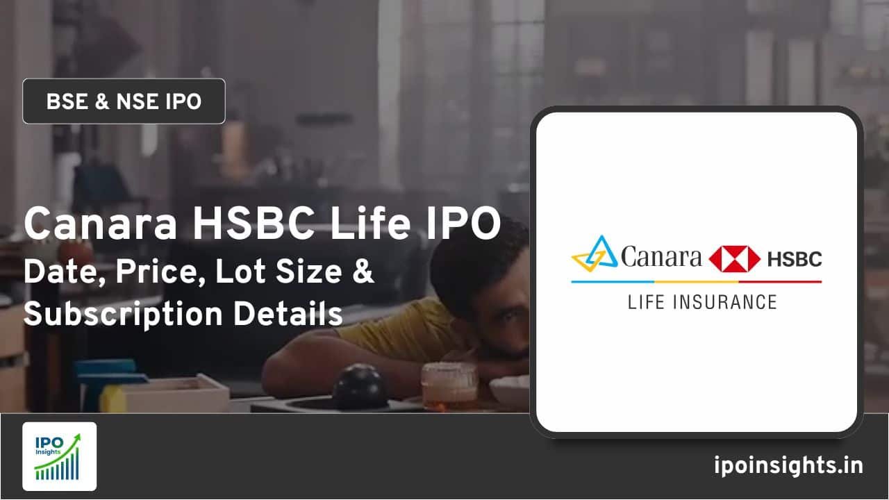Canara HSBC Life IPO Date, Price, Lot Size, Subscription Details