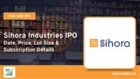 Sihora Industries IPO Date, Price, Lot Size, Subscription Details