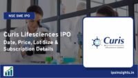 Curis Lifesciences IPO Date, Price, Lot Size, Subscription Details