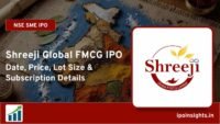 Shreeji Global FMCG IPO Date, Price, Lot Size, Subscription Details